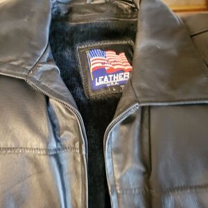 Black Men's Leather Jacket